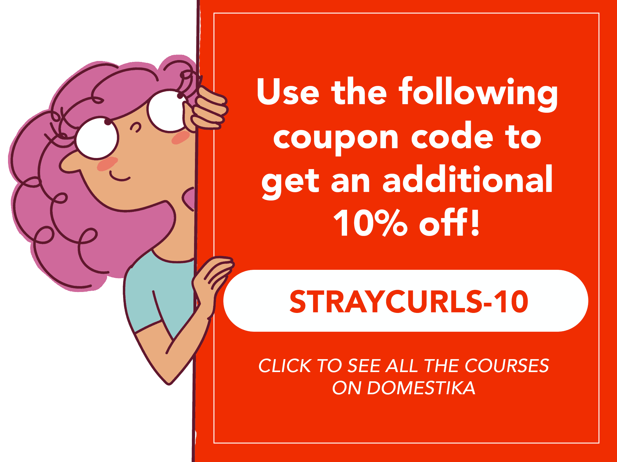 Stray Curls Domestika Coupon