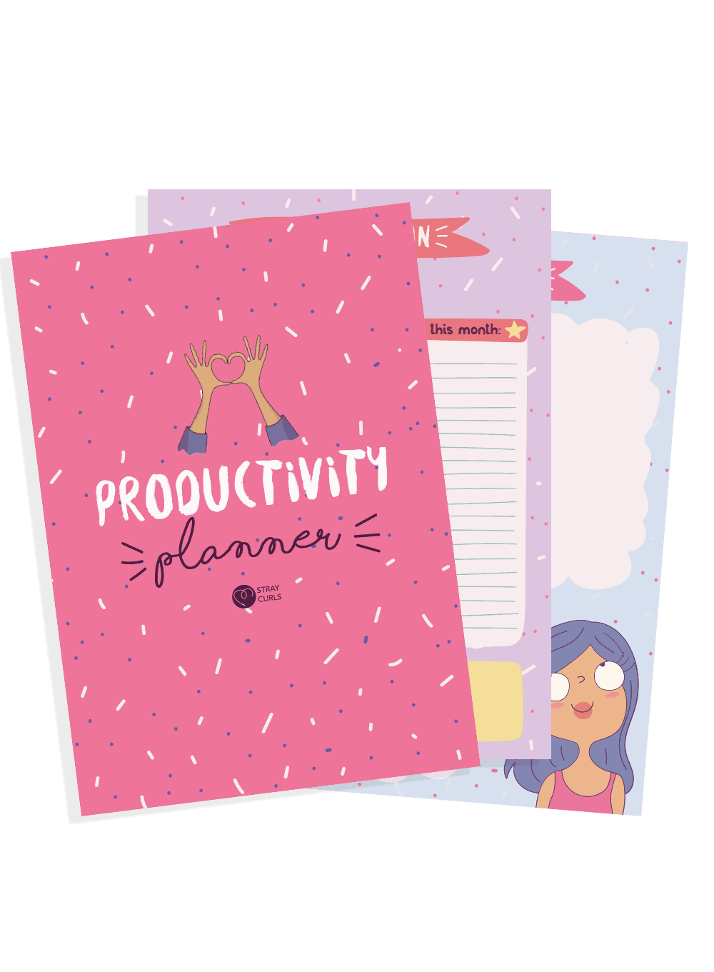 Get this delightful Productivity Planner to boost your productivity and make working on your Blog more fun!