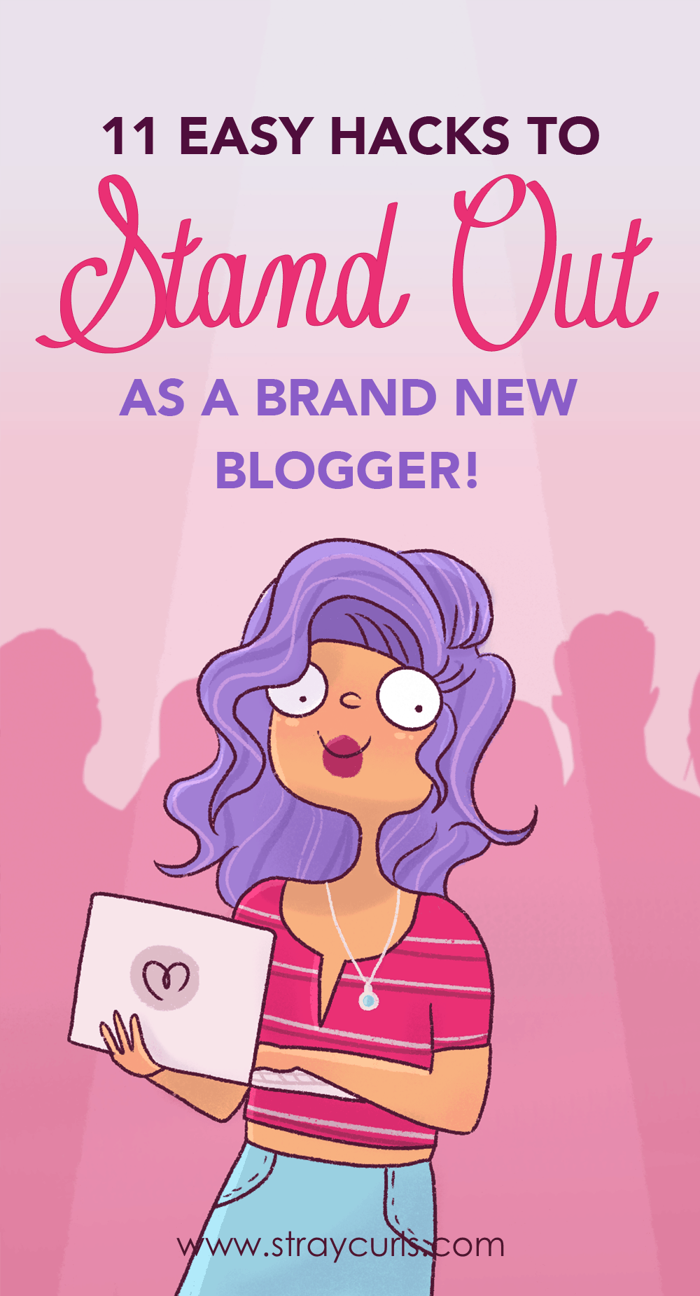Learn how you can stand out as a blogger in a sea of blogs and get people to read your blog! This post will teach you to stand out in a crowded niche. #blog #bloggingtips #newbieblogger #tips