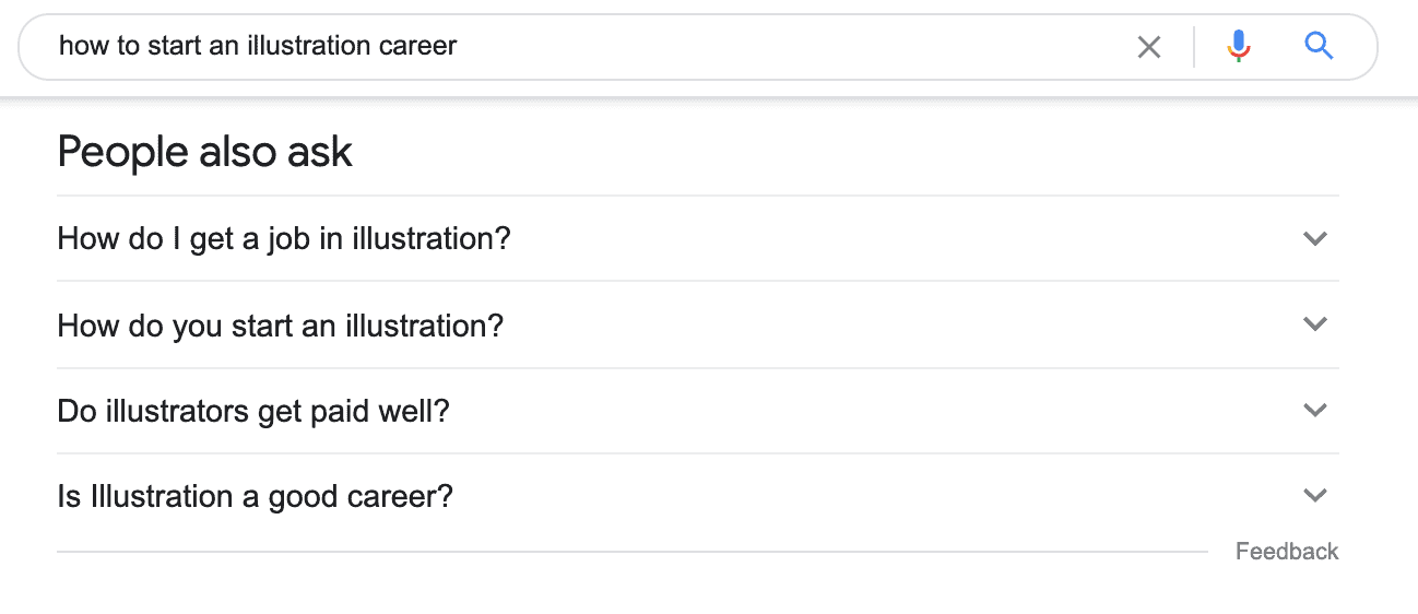 Look at People Also Ask after inputting your keyword in Google Search and include these questions in your blog post. 