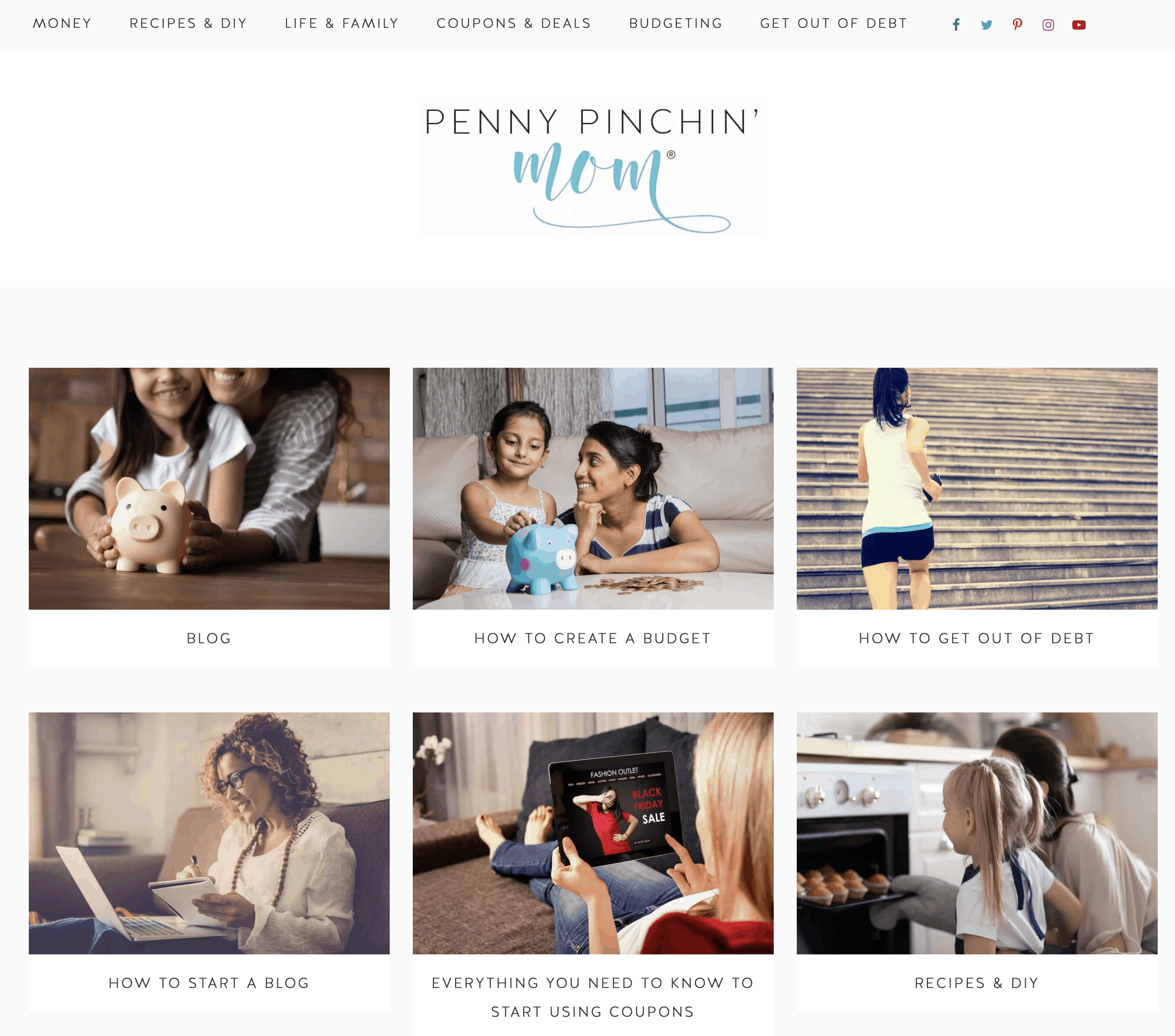 Finance blogs are a type of blog that makes good money. Penny Pinchin mom teaches people how to budget and save money. 