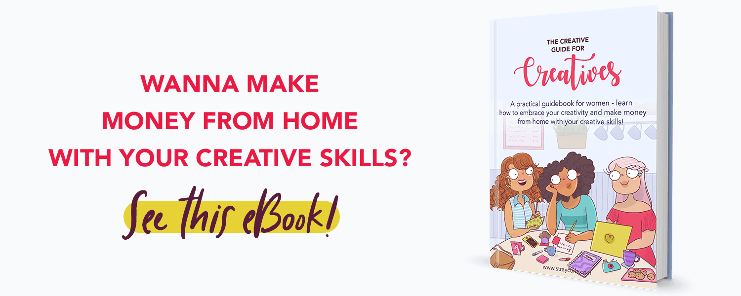 Make money from home using your creative skills. This creative guide for creatives is the best ebook for creative people who want to earn while working from home. Formerly known as the creative workbook for creatives.