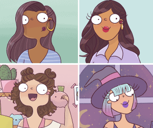 If you practise drawing hair daily, you'll learn how to draw cartoon hair really fast!