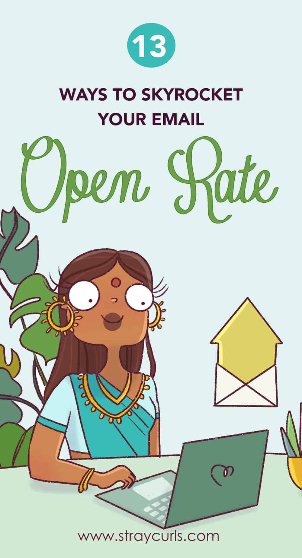 Learn to increase your email open rate so that you can monetize your blog!