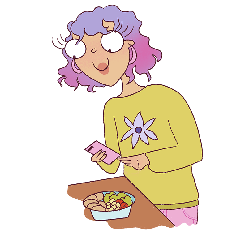 let's say you are a food blogger
